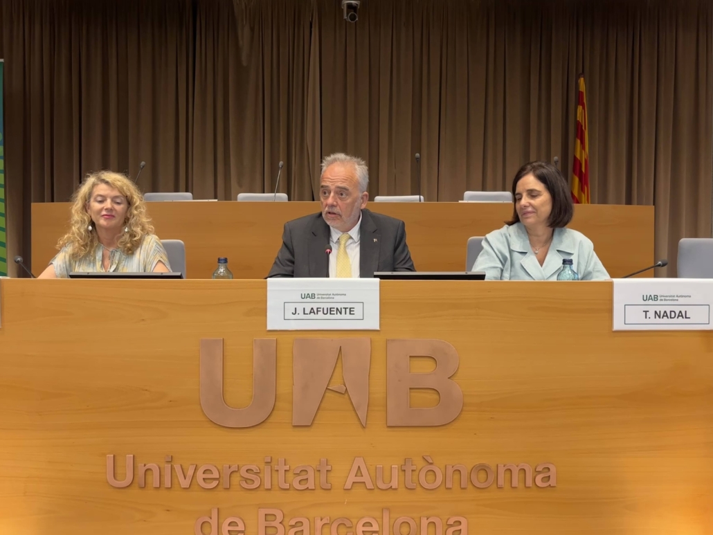 Sr. Javier Lafuente, Rector de la UAB